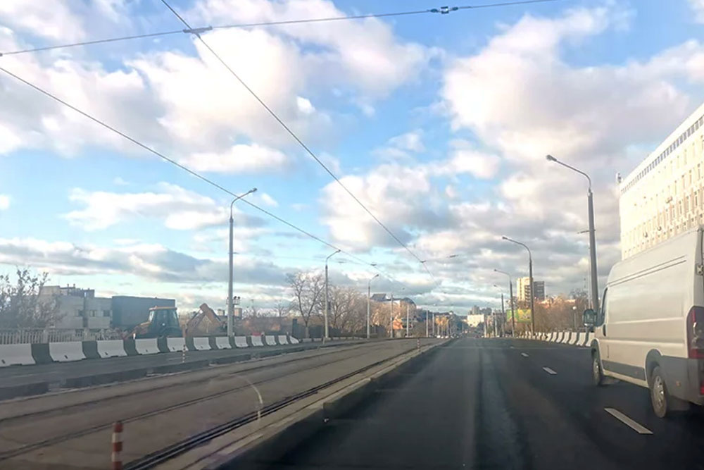 Путепровод на Долгобродской в Минске